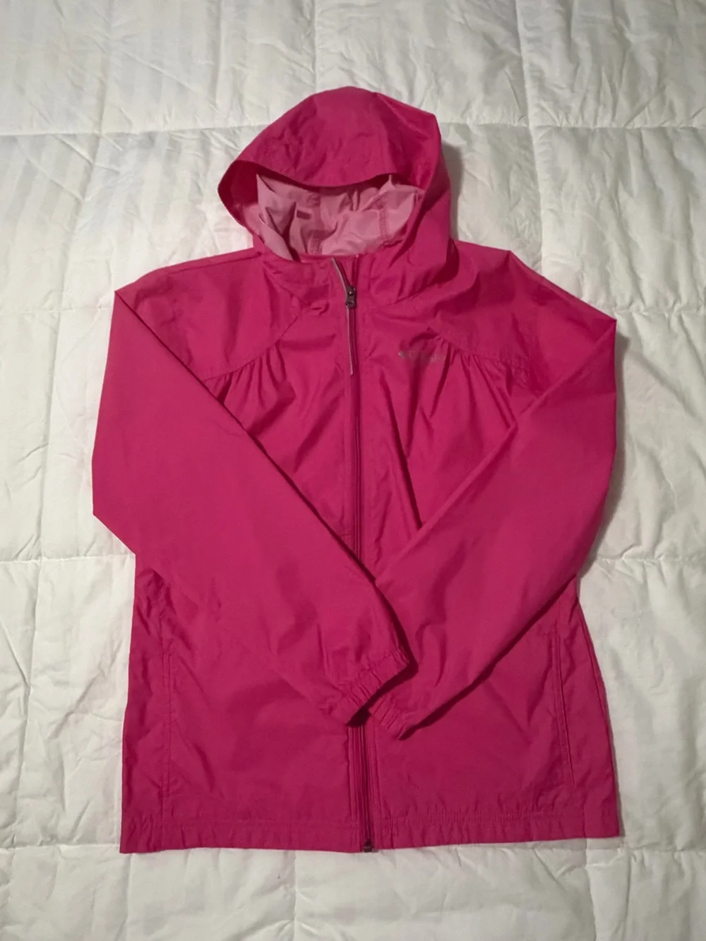 Columbia Pink Hooded Outdoor Jacket